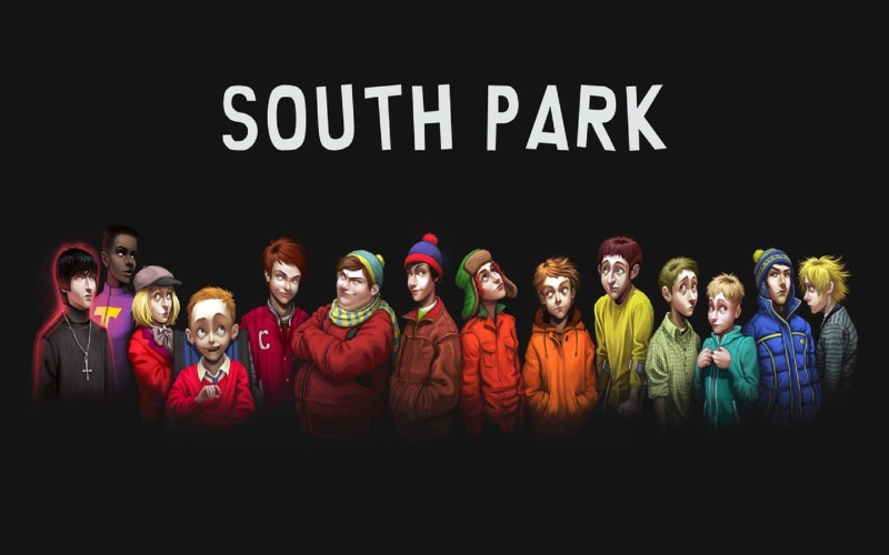 1080P, South Park, Butters Stotch, Kyle Broflovski, Token Black, Kenny McCormick, Eric Cartman, Stan Marsh