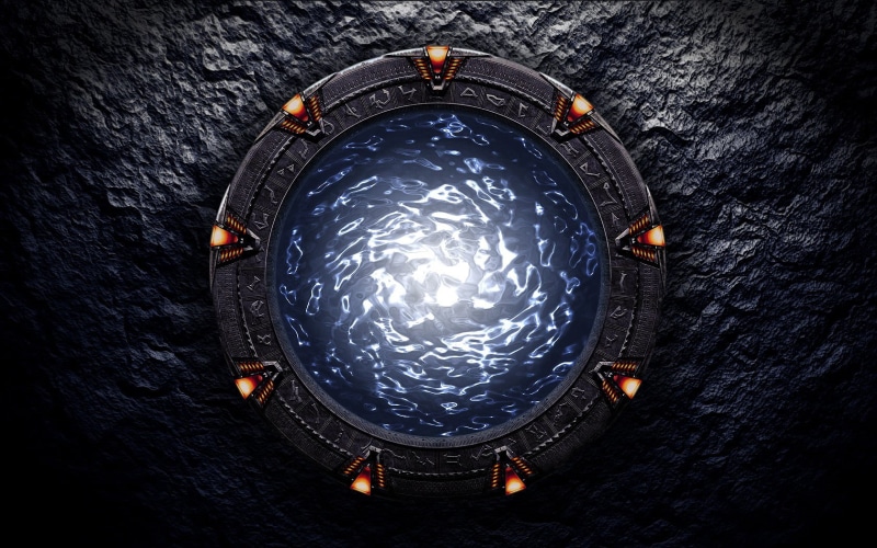nature, close-up, no people, glowing, burning, indoors, high angle view, heat - temperature, blue, technology, black color, Stargate, 720P, black, circle