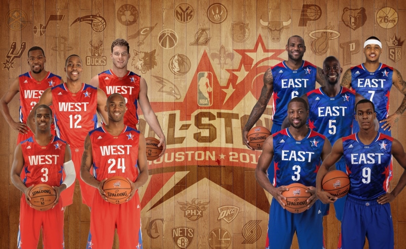 mature men, Dwight Howard, Famous Stars Dwayne Wade, Ronald Reagan, EAST, houston, Kobe Bryant, adult, young men, sport, Players, Carmelo Anthony