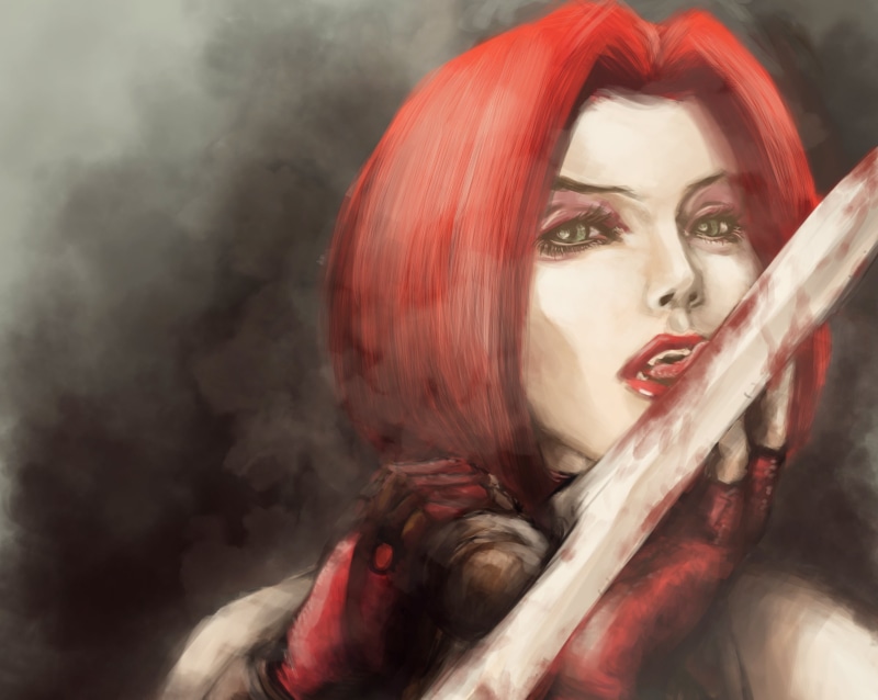 2K, BloodRayne, fantasy art, artwork