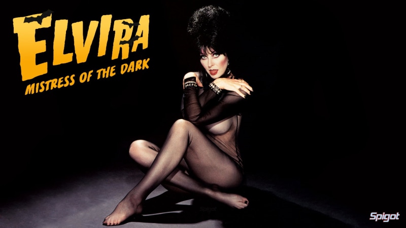 movie poster, Elvira Mistress of the Dark, Elvira, 1080P, Spigot, George Spigot