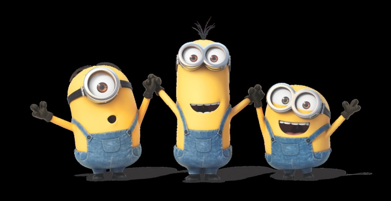 group of objects, black background, craft, three objects, art and craft, no people, studio shot, still life, minion desktop, multi colored, toy, cut out