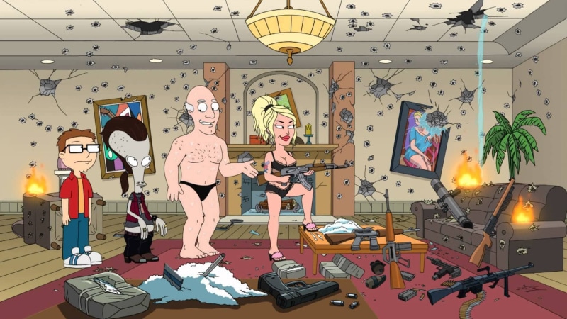 dad, animation, comedy, series, 1080P, cartoon, american, family