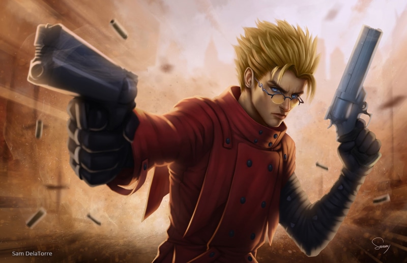 Trigun, Vash the Stampede, Anime, 1080P