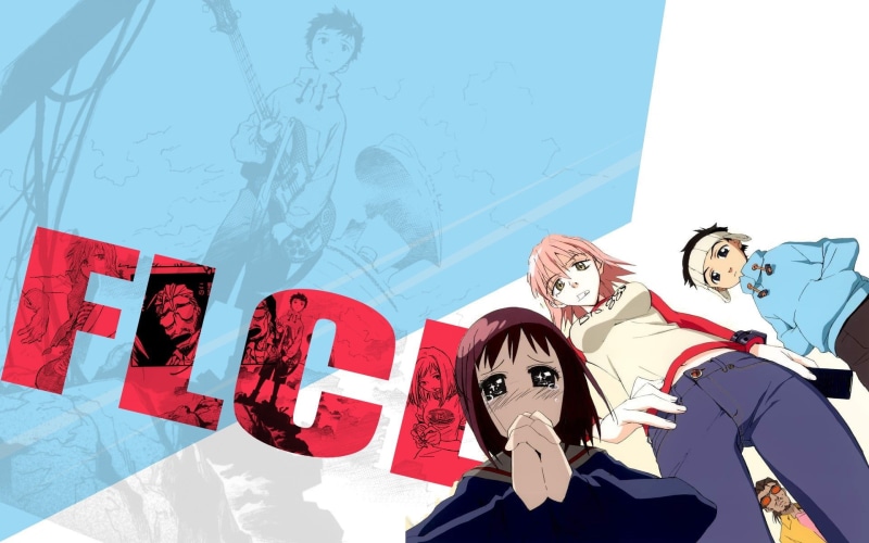graffiti, standing, indoors, lifestyles, red, FLCL, people, real people, day, art and craft, digital composite, human representation, wall - building feature