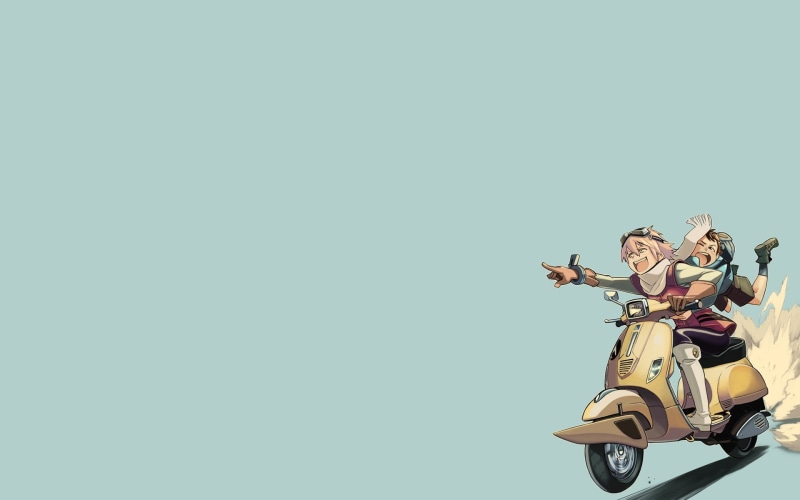 human representation, colored background, indoors, craft, figurine, vehicle, digital, no people, male likeness, sky, two, anime, technology