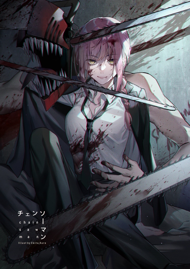 anime girls, Chainsaw Man, 1080P