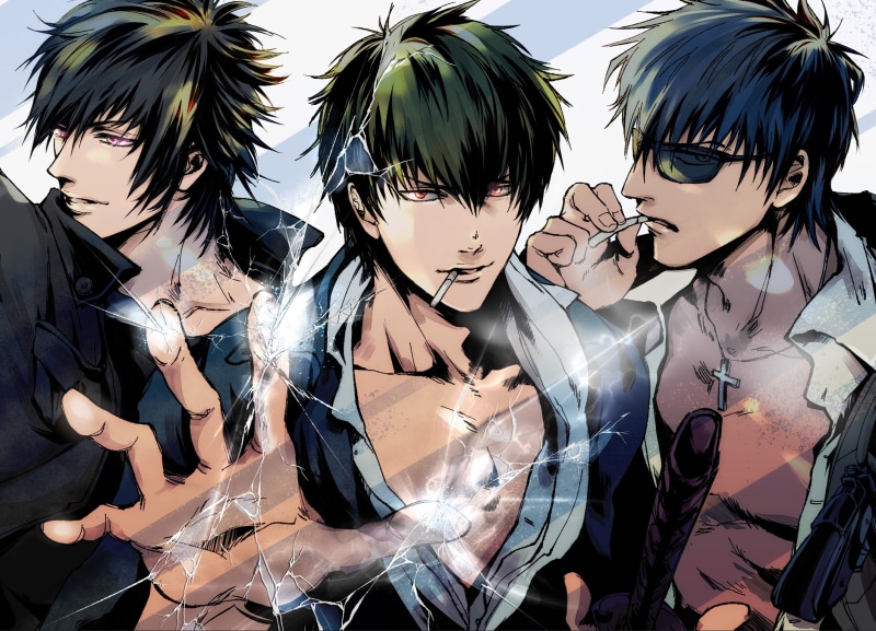 Noctis Lucis Caelum, Crossover, Final Fantasy XV, Hijikata Toshizō (Gintama), 1080P, Nicholas D. Wolfwood, Gintama, Trigun, Anime