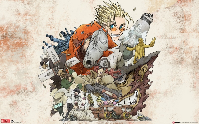 hd, 720P, anime, cartoon/comic, trigun