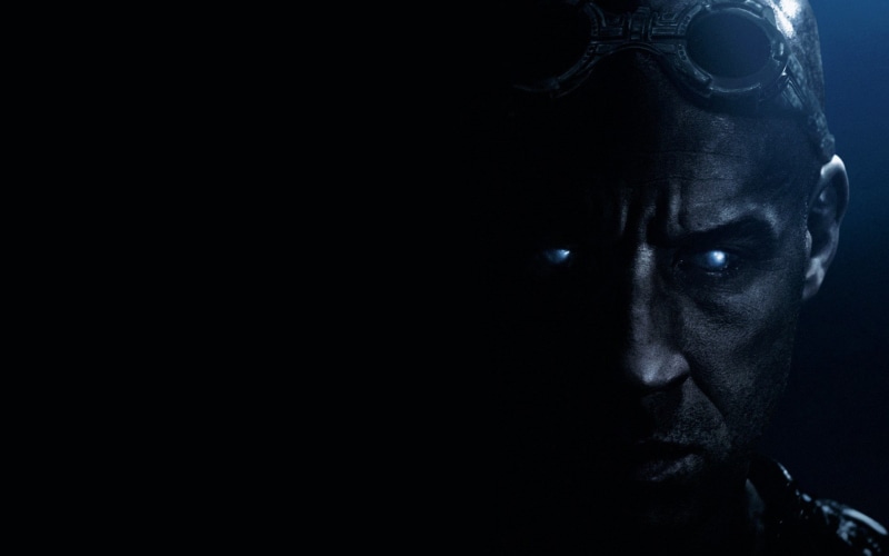 adult, spooky, Vin, human face, face, Diesel, ominous, Riddick, one person, body part, fi, sci, shadow, aggression, fear, copy space, black color, demon - fictional character