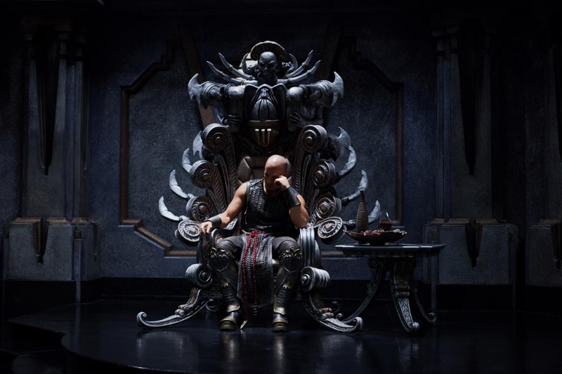 Riddick, Movie, 1080P, Throne, Vin Diesel