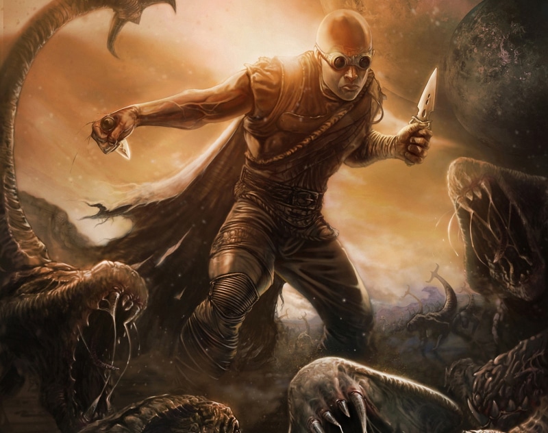 monster, 1080P, warriors, men, Vin, Diesel, film, movies, Riddick, warrior, battle, fantasy