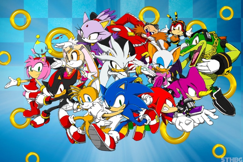 enjoyment, art and craft, animal representation, mural, Tails (character), festival, Sonic the Hedgehog, arts culture and entertainment, music, Shadow the Hedgehog