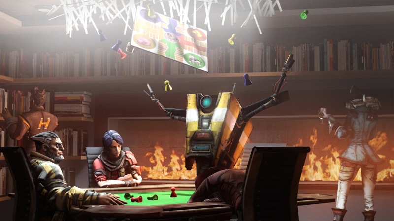 1080P, Borderlands, Handsome Jack, Wilhelm (Borderlands), Aurelia (Borderlands), Nisha (Borderlands), Claptrap (Borderlands), Athena (Borderlands), Borderlands