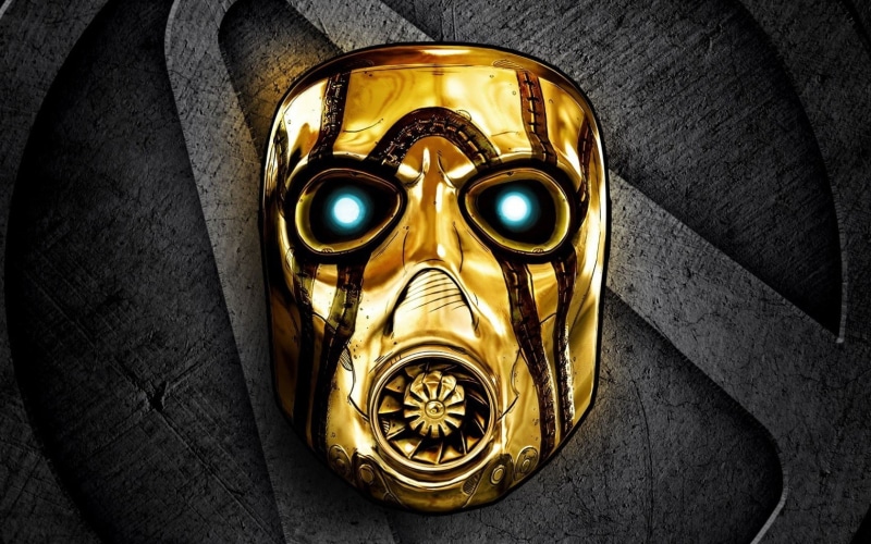 720P, mask, sign, collection, Gearbox Software, handsome, gold, 2K Games, Borderlands: The Handsome Collection, borderlands
