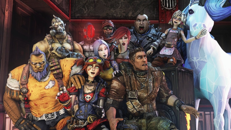 Salvador (Borderlands), Zer0 (Borderlands), Axton (Borderlands), Maya (Borderlands), 1080P, Mordecai (Borderlands), Butt Stallion, Gaige (Borderlands)