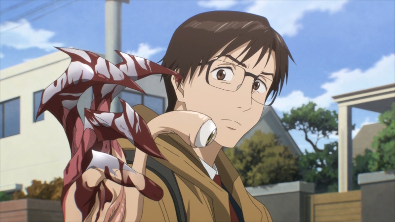 representation, sculpture, nature, no people, outdoors, creativity, 1080P, day, Parasyte -the Maxim-, male likeness, building exterior, built structure