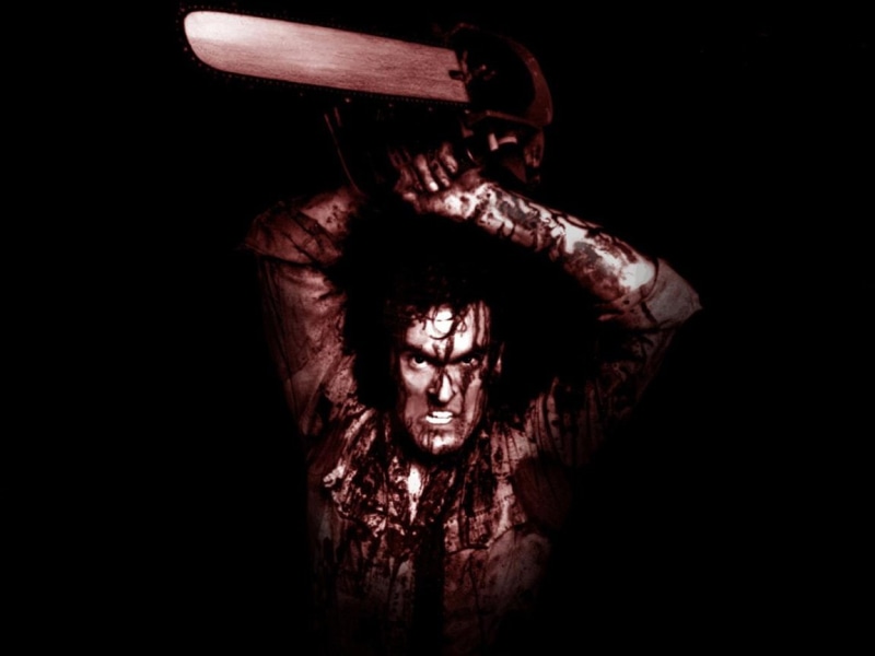  Hellraiser, Evil Dead (1981), man, digital, chainsaw, Evil Dead, Movie, 480P
