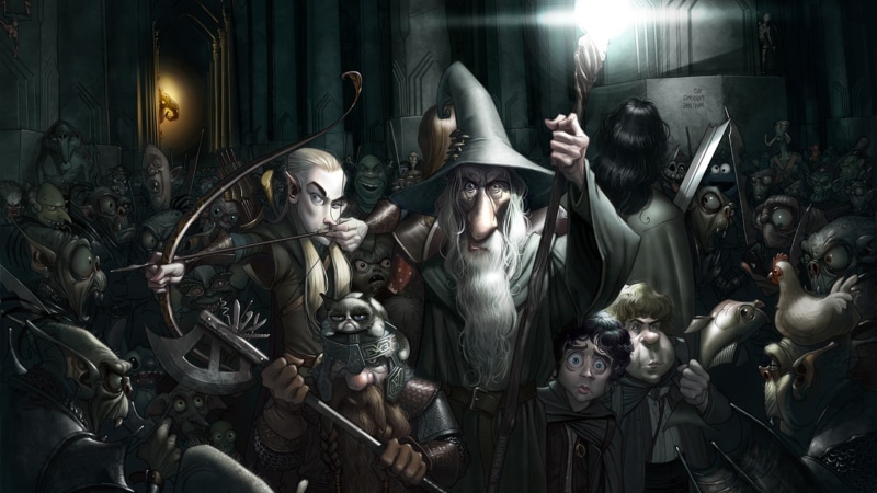 female likeness, belief, Grumpy Cat, Frodo Baggins, sculpture, Gimli, creativity, no people, human representation, art and craft, 1080P, Apple Inc., architecture