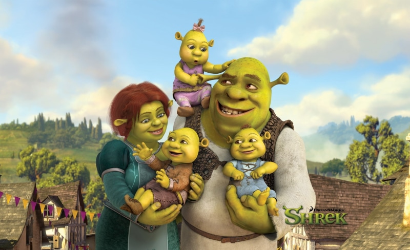 spirituality, no people, creativity, nature, Shrek, shrek and fionas babies, day, belief, babies, male likeness, cloud - sky, fiona, 1080P, statue, sky