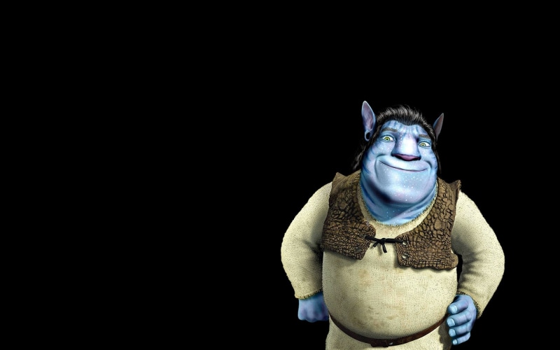 shrek, smurf, 1080P, cartoons, comedy, avatar