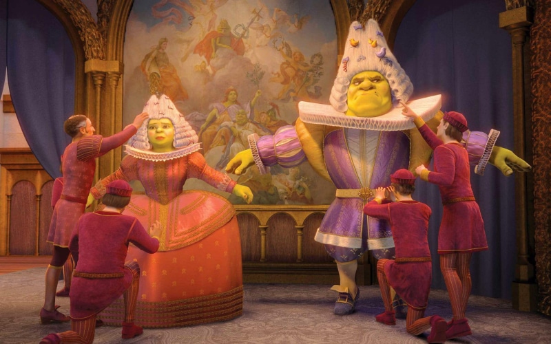 1080P, cartoons, movie, dressed, 1920x1200, shrek, fiona