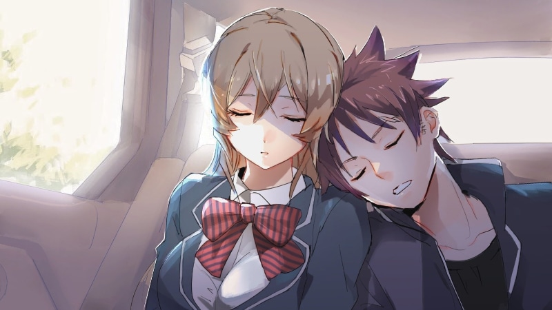 Anime, Food Wars: Shokugeki no Soma, Erina Nakiri, Sōma Yukihira, 1080P