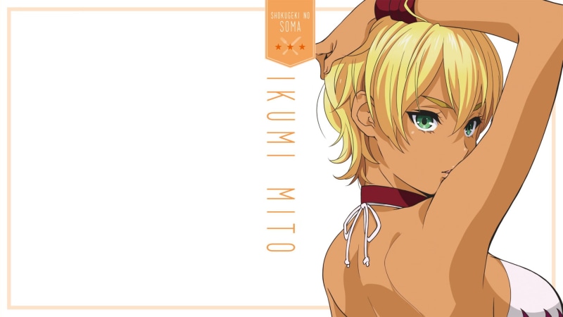 females, listening, 1080P, human face, hairstyle, adult, Ikumi Mito, music, relaxation, portrait, copy space, one person, Anime, blond hair, body part