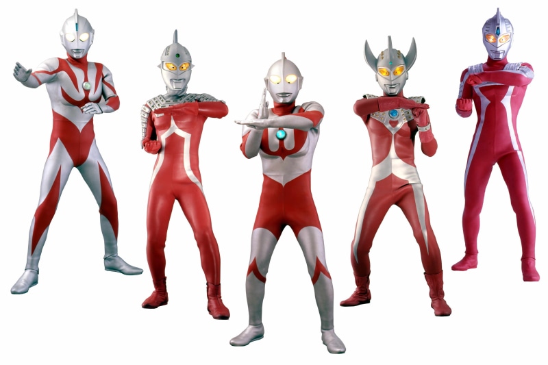 ultraman, 4K, yellow eyes, red