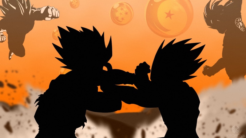 Son Goku, Dragon Ball Z, Dragon Ball, San Goku, Vegeta, anime, 1080P