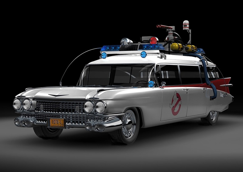 eldorado, 1080P, grey, Ghostbusters, cadillac