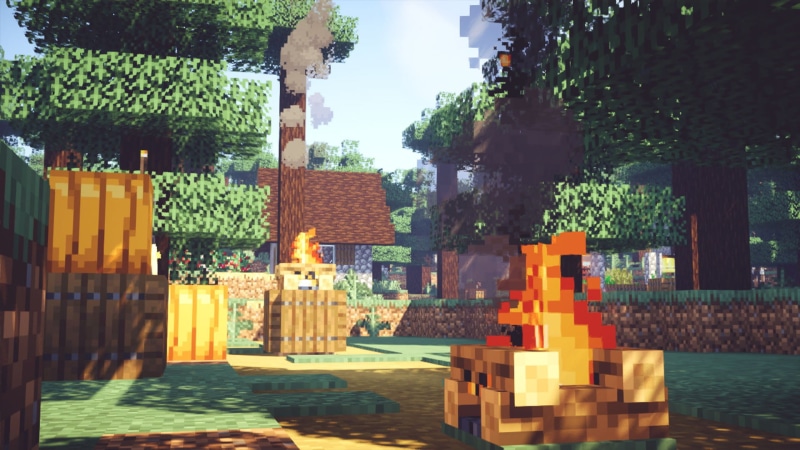 Minecraft, shaders, 1080P