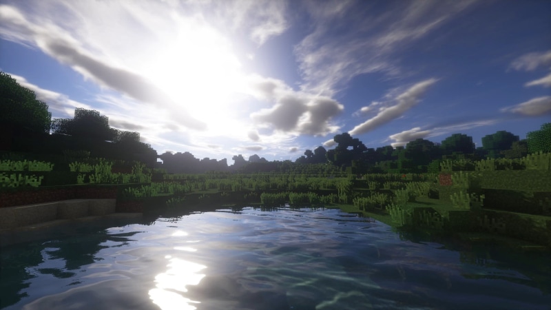 Minecraft, 1080P, landscape, Shaders