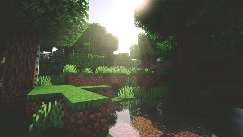 Minecraft, shaders, 1080P