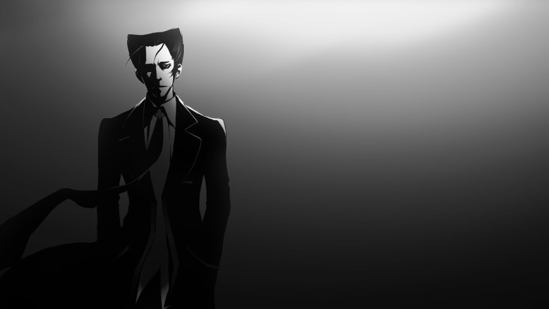 Kaiki Deishu, black, business, representation, male likeness, character, men, business person, one person, males, celebration, standing, jacket, monochrome