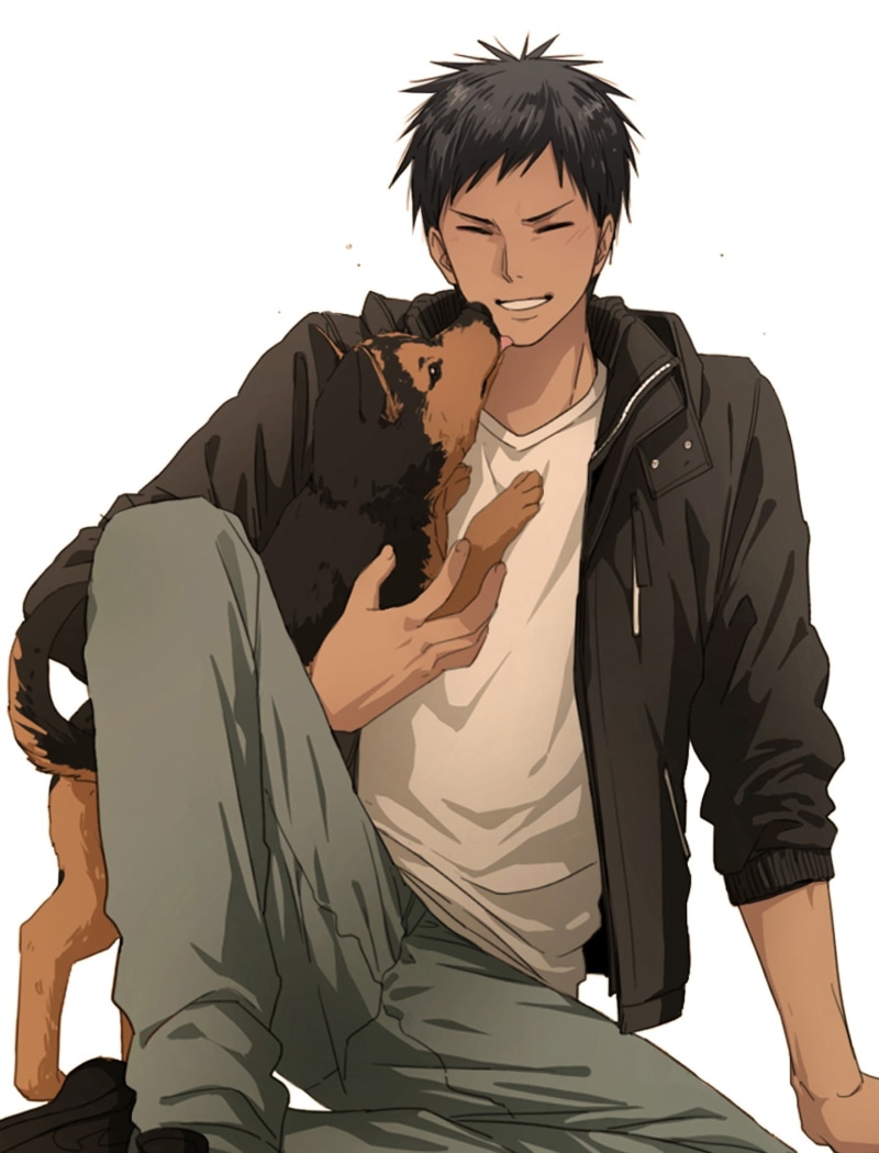 kuehsy, anime, series, cute, 720P, dog, kuroko+no+basket, boy