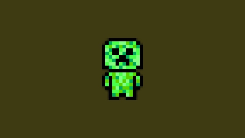 sign, neon, pixels, studio shot, architecture, number, black background, creeper, technology, Minecraft, pixel art, communication, representation, safety