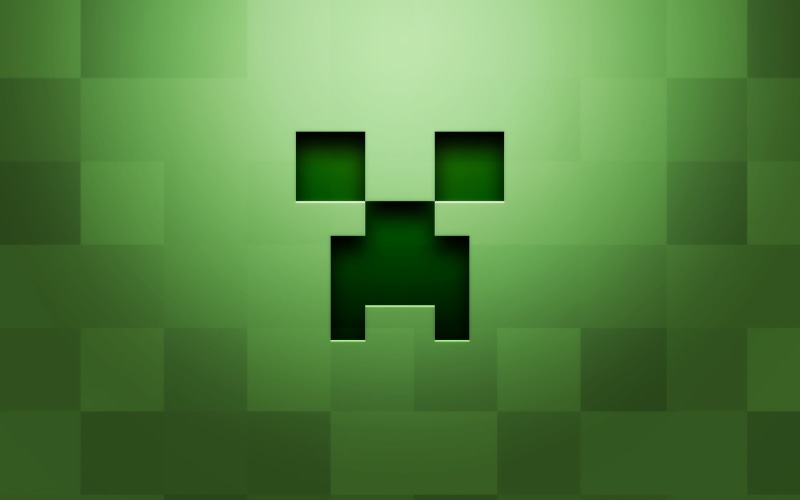creeper, Minecraft, 1080P, minimalism, video games