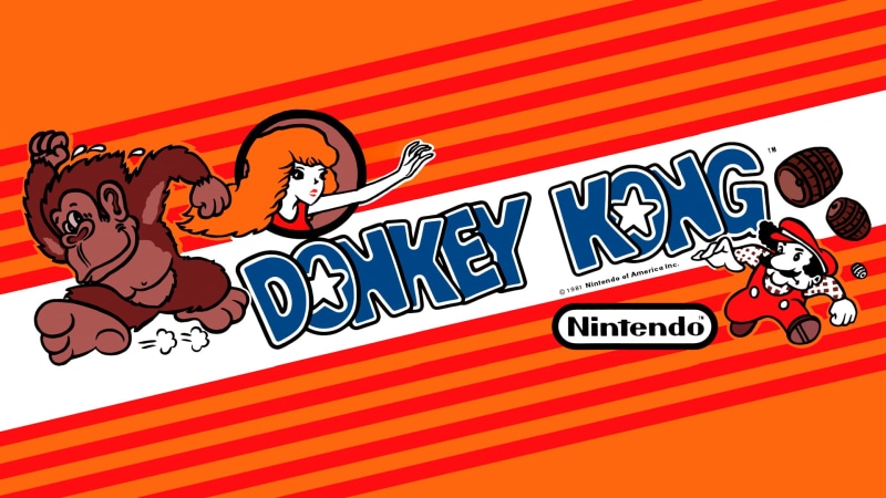 1080P, video games, Donkey Kong, arcade machine, Nintendo