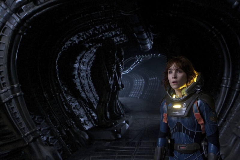 tunnel, architecture, innocence, Prometheus (movie), looking, clothing, front view, child, offspring, origins, portrait, looking at camera, movies, dark