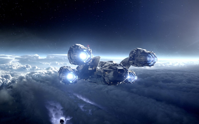 spaceship, 720P, Prometheus (movie), space
