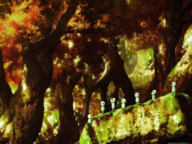 kodama, princess, 720P, mononoke