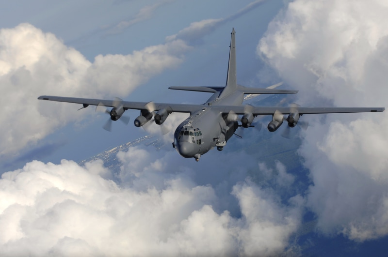 Lockheed AC-130, Close Air Support Gunship, 2K, Fixed-wing Ground-attack Gunship