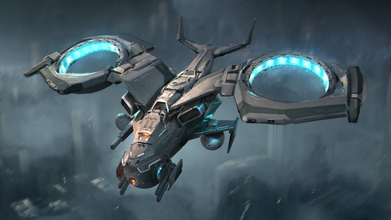 Concept Art, Helicopter, Attack Helicopter, Flight, Drone, Fiction, Luc Fontenoy, Gunship, Transport and Vehicles, 1080P, Vtol Drone, Science Fiction