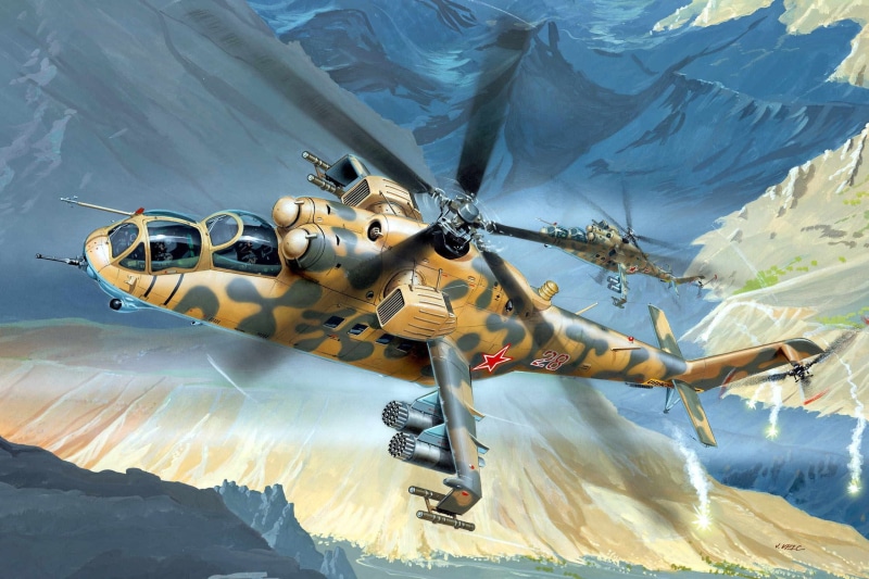 aircraft, helicopter, military, hind, weapon, gunship, mi 24, 1080P, russia, russian