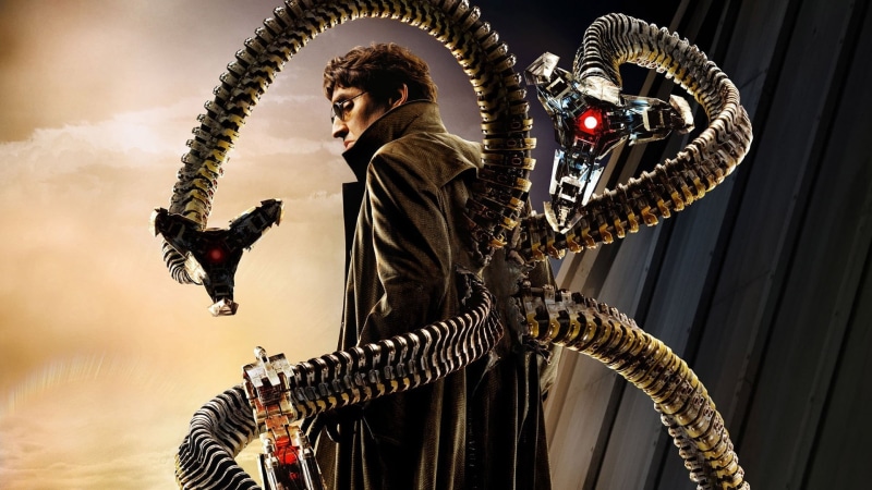 Doctor Octopus, octopus, government, weapon, 1080P, young adult, adult, three quarter length, the past, man, Spider-Man 2, Doc Ock, dr, portrait