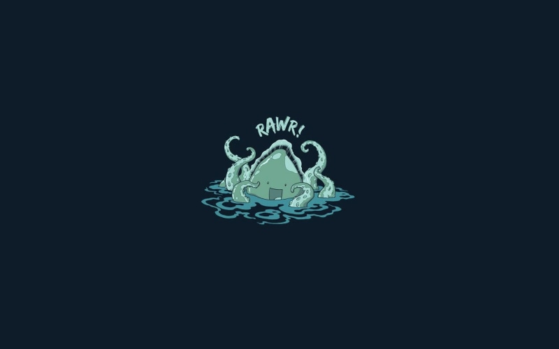 vector, 1080P, other art, minimalistic, rawr, octopus