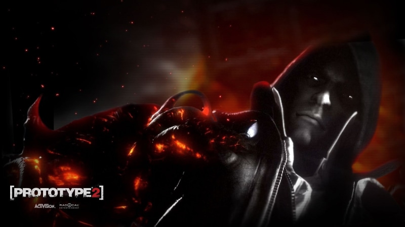 1080P, black background, performance, red, Prototype 2, portrait, digital composite, sign, night, human body part, aggression, headshot, communication