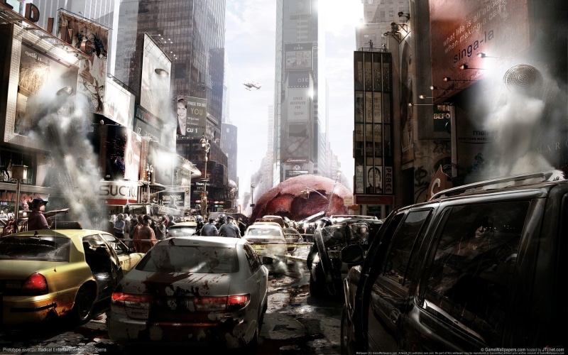 prototype, city, video games, 1080P, artwork