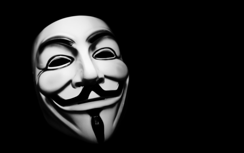 4K, Guy Fawkes, hackers, V for Vendetta, hacking, mask